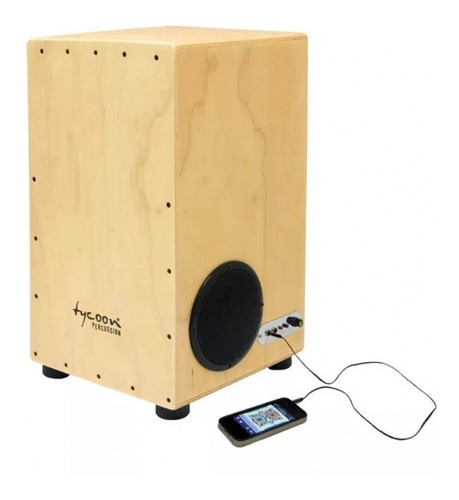 Cajon Tycoon Percusion Practice Con Parlante Y Entrada Audio