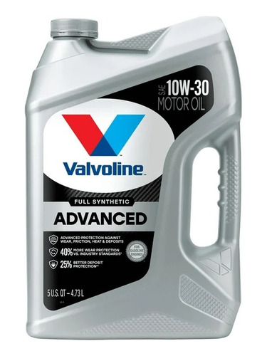 Aceite Valvoline 10w-30 Sintetico 4.73 Litros