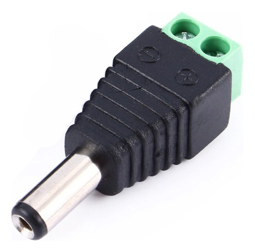 Conector Ficha Plug Macho Alimentacion Camaras Cctv