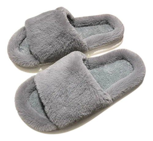 Pantufla Fluffy Slippers, Sandalia Goma Eva Antideslizante