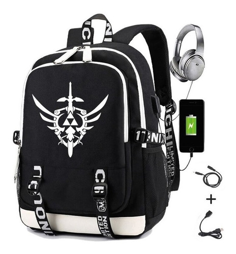 Juego Moda Espada Breath Of Wild Mochila Para Hombres Impres