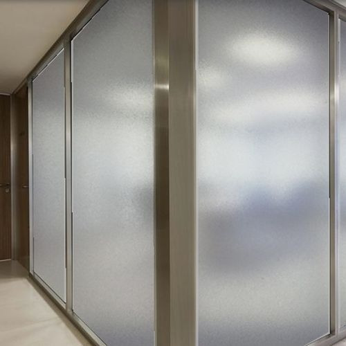 Película Jateada Para Vidro, Box, Janela, Cristal 1,06m X10m Cor Transparente