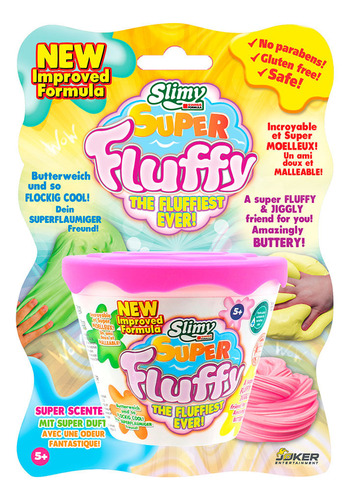 Slimy slime super fluffy 100gr Fucsia en blister