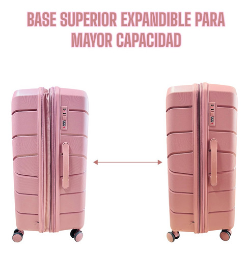 Juego D Maletas D Viaje Reforzada Rígida Polipropileno