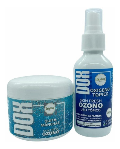 Ozono En Gel, Crema Quita Manchas De Piel + Oxígeno Tópico