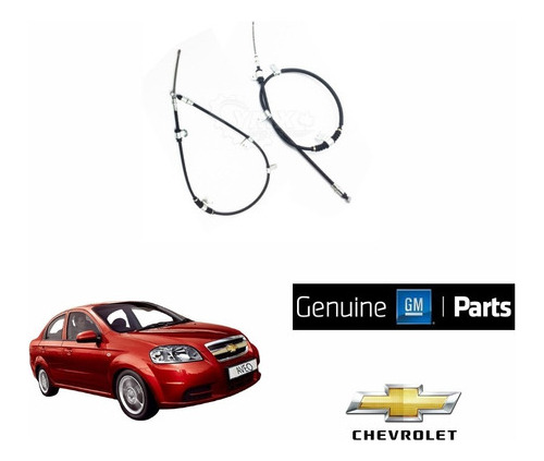 Guayas De Freno De Mano Chevrolet Aveo 1.6 16v Izquierdo