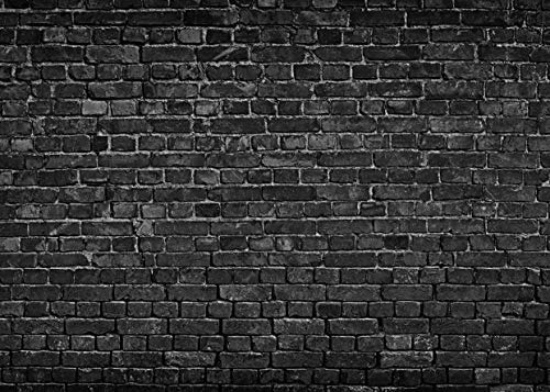 Aiikes 6x4ft Black Brick Wall Photography Backdrop Dq94b