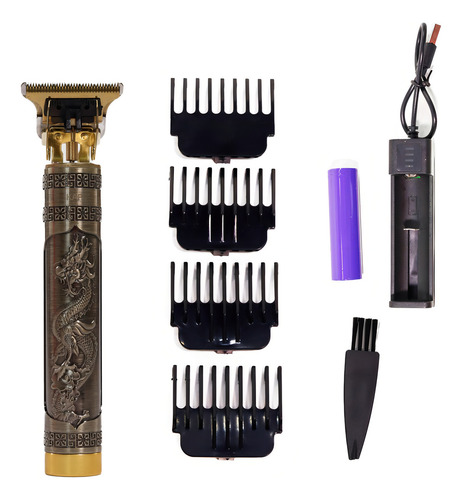 Máquina De Cortar Cabelo E Barba Kapbom Cor Dourado-escuro 110v/220v
