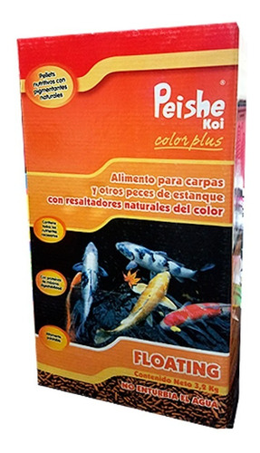 Alimento Shulet Peishe Koi Color Plus Flote 3.2 Kg Carpas