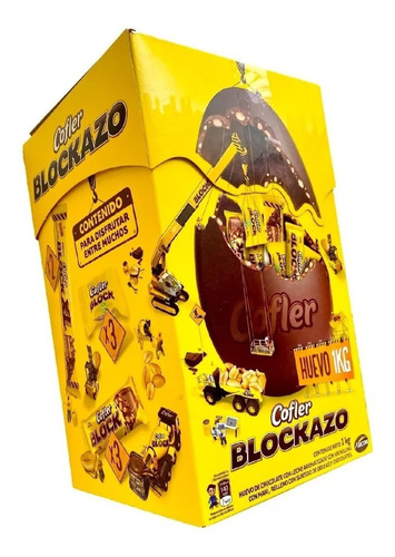 Huevo Chocolate Blockazo 1kg Pascuas Srj