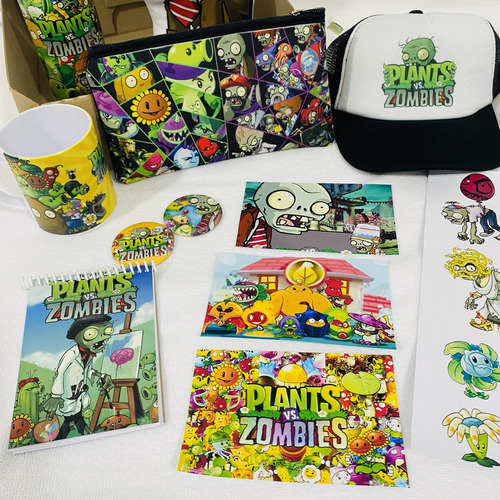 Box Sorpresa Caja 10 Art. Plantas Vs Zombies Regalos Unicos