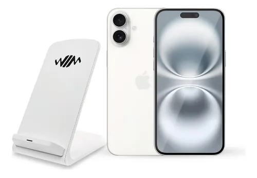 Celular Apple iPhone 16 128gb Blanco + Regalo Cargador Inalámbrico