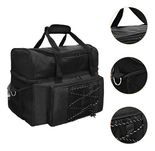 Bolsa Para Bolas De Bolos Con Compartimento Para Zapatos,