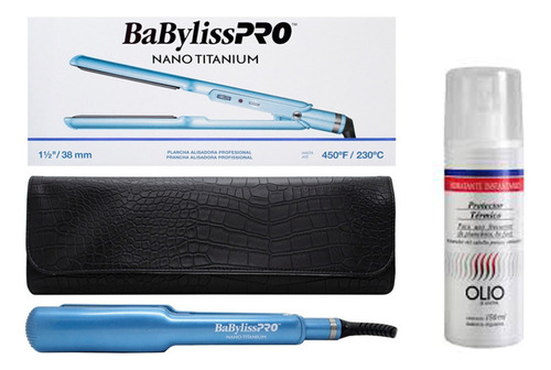 Planchita Babyliss Profesional Pelo Placa Ancha + Protector