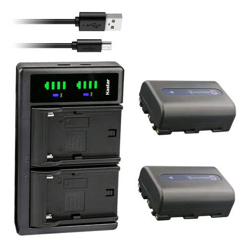 2 Bateria Cargador Usb Ltd2 Para Sony Hdr-sr1 Hdr-ux1 Hvr-a1