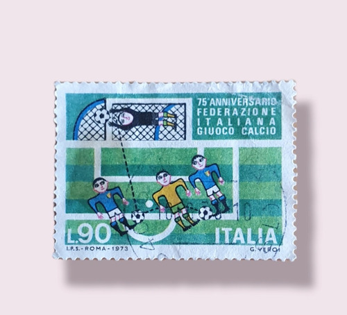 Estampilla Italia Roma 1973