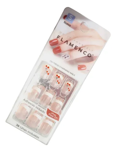 Uñas Press On Autoadhesivas Acabado Natural