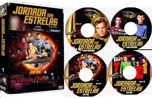 Star Trek - Jornada Nas Estrelas (1966) Dvds Em Qlde Bluray (Usado)