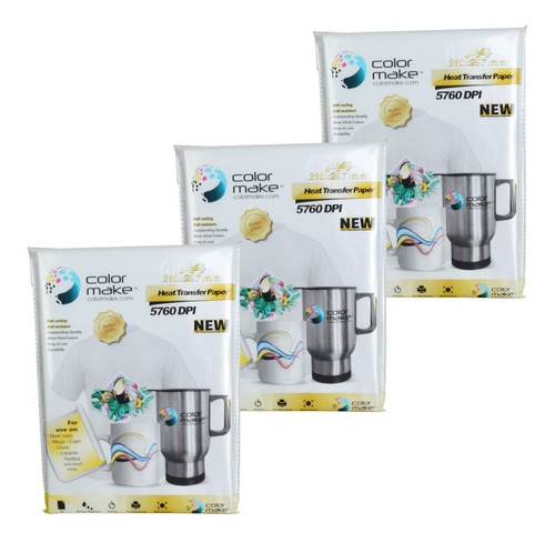 Papel Sublimar Premium Sublimacion Carta 300 Hojas Colormake