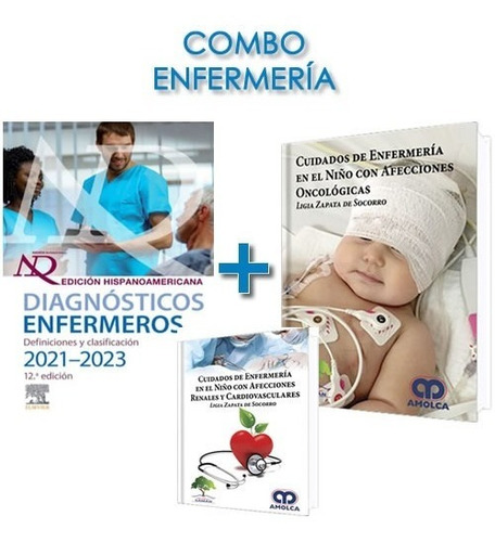 Imagen 1 de 1 de Combo Nanda Diagn Enfermeros 2023+enferm Cardiov Promo...!!!