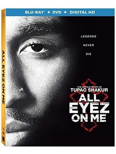 Blu-ray + Dvd All Eyez On Me / La Historia De Tupac Shakur