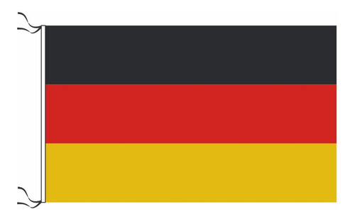 Bandera De Alemania  Uso Civil De 45 X 70 Cm Con Refuerzo