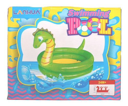 Piscina Inflable Con Diseño 155cmx94cm