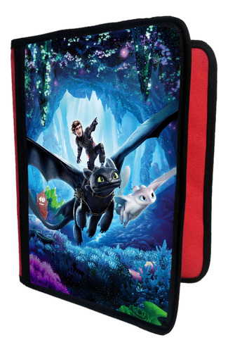 Funda Sublimada Tamaño A4 De Entrenar A Tu Dragon T73