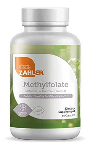 Zahler Methyl Folate (ácido Quatrefolico), 1000mcg, Apoya Un