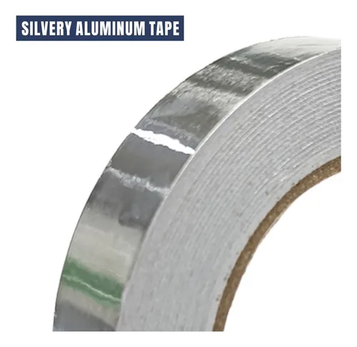 Cinta De Aluminio Autoadhesiva De 24 Mm X 50 Mts