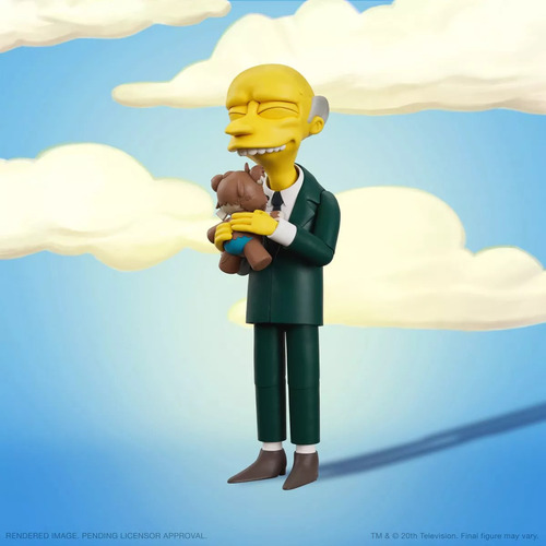 Boneco Simpsons Montgomery Burns Action Figure Super 7 Homer