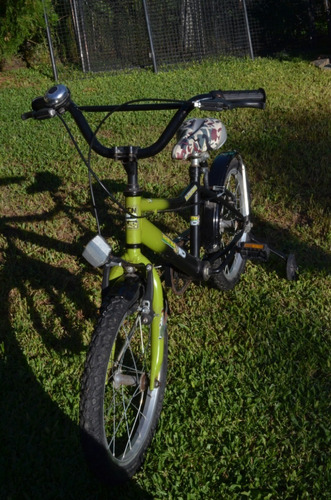 Bicicleta Con Rueditas Para Niño - Rodado 16