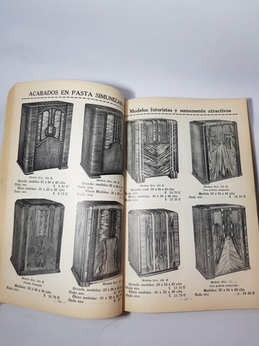 Imagen 3 de 10 de Antiguo Catálogo Radios A Válvula 1939 Circuitos Mag 56114