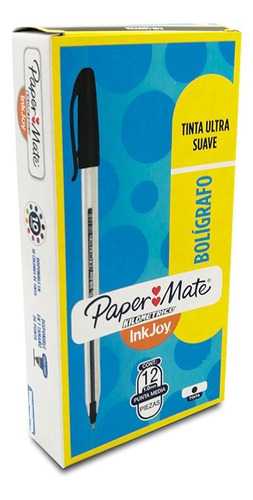 Bolígrafo Paper Mate Inkjoy Cj 12 Unidades 