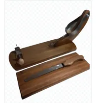 Comprar Jamonera P\u002Fcrudo Acabada En Ac\u002Fvegetal+cuchillo+ Tabla 