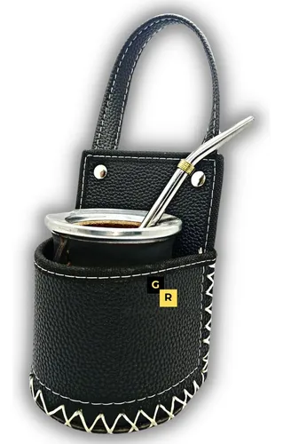 Bolso para mate de cuero hotsell