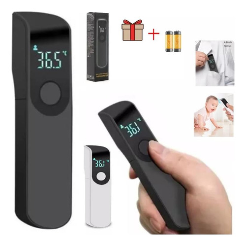 Termómetro Infrarrojo Láser Sin Contacto Digital Lcd Ir Negro