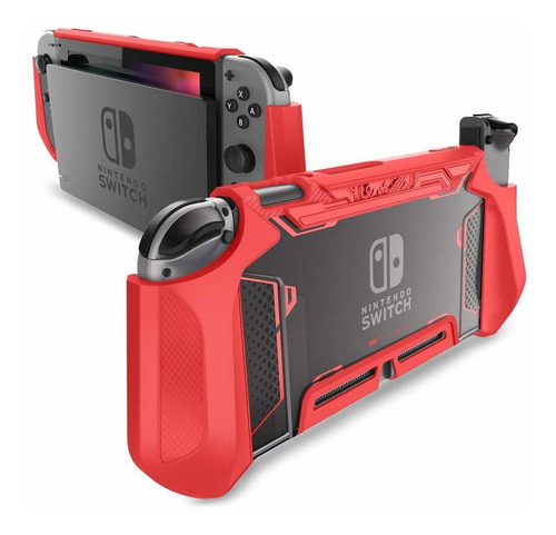 Imagen 1 de 7 de Funda Para Consola Nintendo Switch Y Mando Joy-con, Rojo