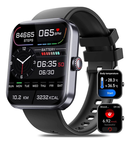 Smartwatch F57l Con Medidor De Glucosa Y Presión Arterial