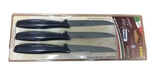 Set 3 Cuchillos Cocina Cierra Cp4825 Paolucci F. Xavi