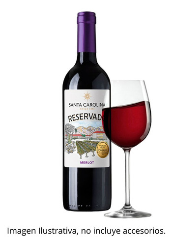 Vino Santa Carolina Merlot 750 Ml