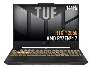 Laptop Gaming Asus Tuf Ryzen 7 (8 Nucleos) 8gb Ram 512gb Ssd Color Plateado
