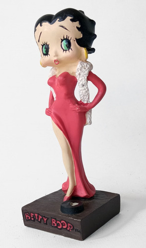 Betty Boop Figura En Resina 13 Cm - Falta Micrófono - C10d