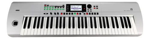 Teclado Workstation Korg I3 Metallic Silver 61 Teclas Mp3