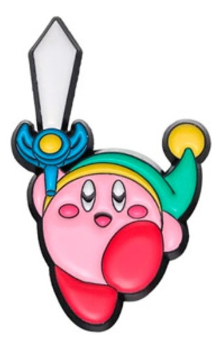 Pin Metalico Diseñ Kirby Cosplay Zelda Link Anime Videojuego