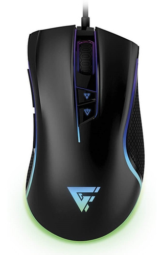 Mouse Gamer Game Factor Mog500 Rgb Optico 4000dpi 7 Botones