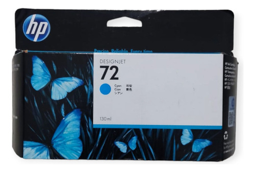 Cartucho De Tinta Original Hp 72 Cyan C9371a