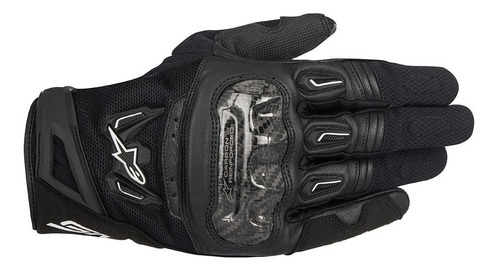 Guantes de verano Alpinestars Smx-2 Air Carboom V2 Black Smx2, color negro, talla S/P