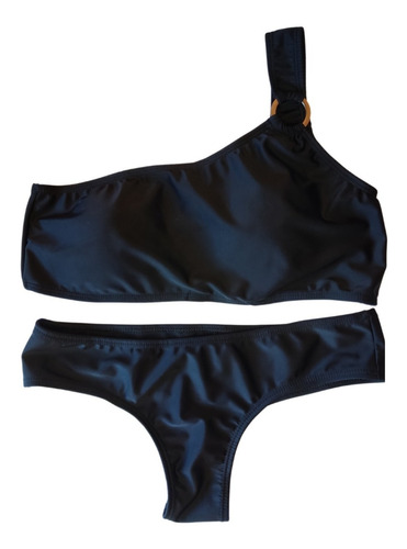 Bikini Mujer Triangulo Con Aro - Negro