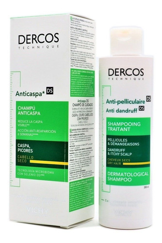 Vichy Dercos Shampoo Anticaspa Cabello Seco. 200ml